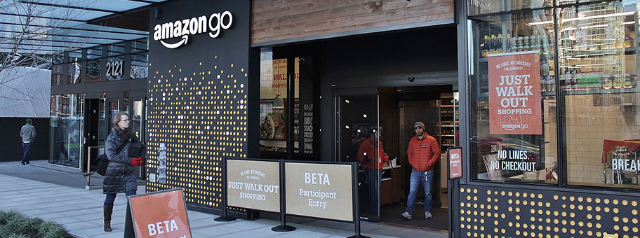 Amazon Go Shop in Seattle, USA.