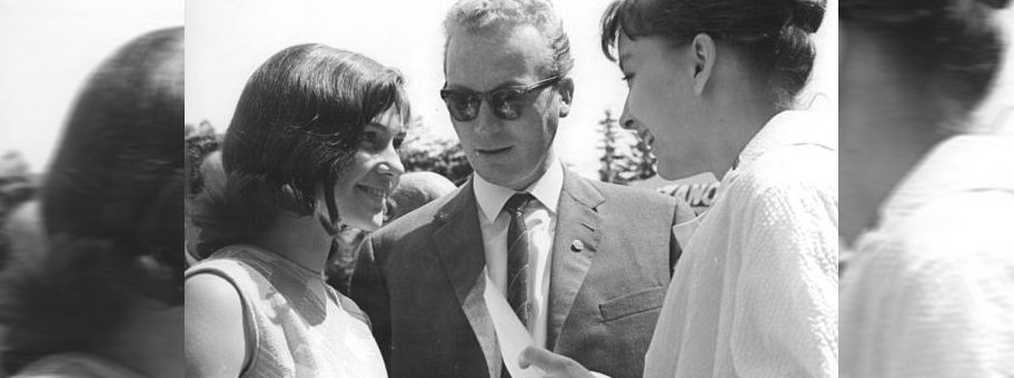 DDRRegisseur Frank Beyer am internationalen Filmfestival in Karlovy Vary, Juli 1964.