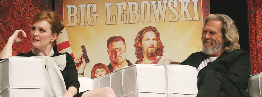 Julianne Moore und Jeff Bridges am LebowskiFest 2011.