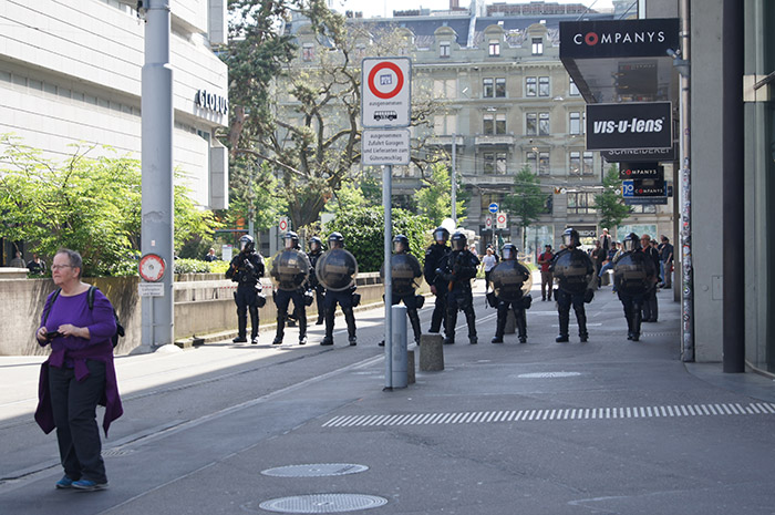 1. Mai 2024 in Zürich