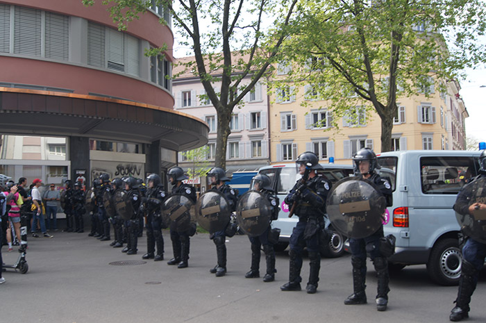 1. Mai 2024 in Zürich