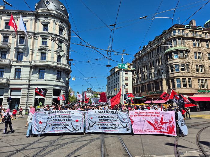 1. Mai 2025 in Zürich