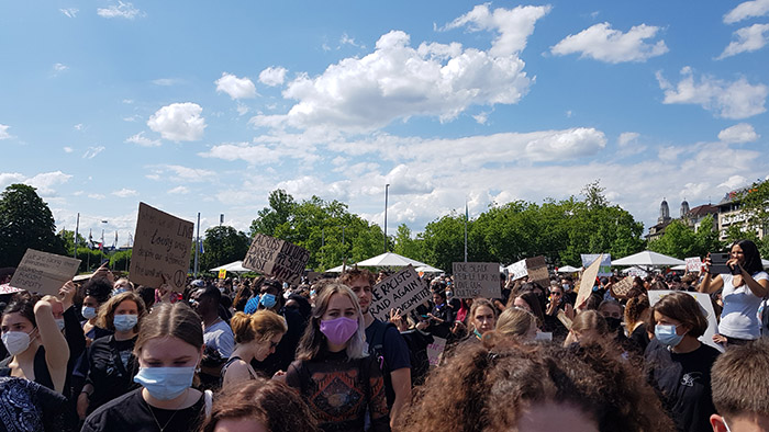 Black Lives Matter Demo in Zürich 2020