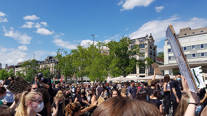 Black Lives Matter Demo in Zürich 2020