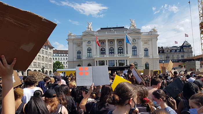 Black Lives Matter Demo in Zürich 2020