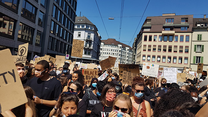 Black Lives Matter Demo in Zürich 2020