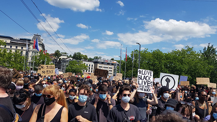 Black Lives Matter Demo in Zürich 2020