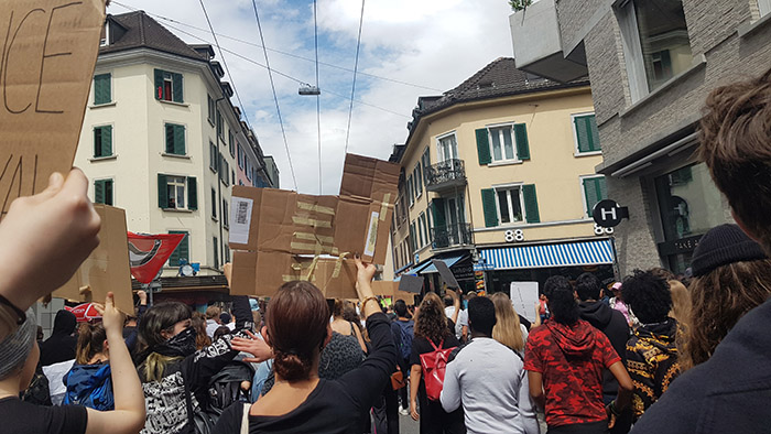 Black Lives Matter Demo in Zürich 2020