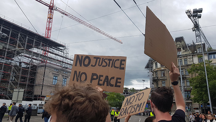 Black Lives Matter Demo in Zürich 2020