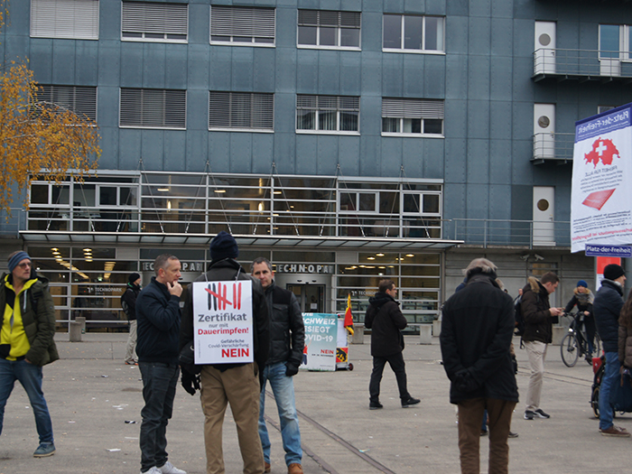 Zürich: Corona Skeptiker Demo