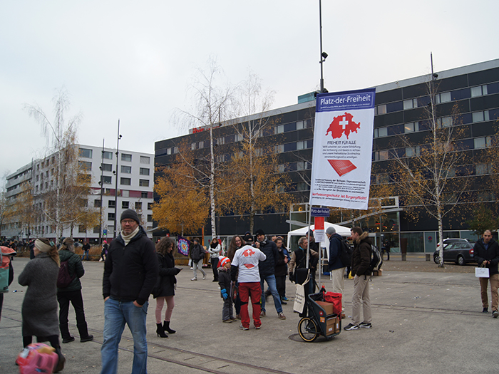 Zürich: Corona Skeptiker Demo