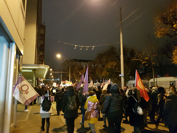 Zürich: Demo gegen Femizide