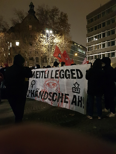 Zürich: Demo gegen Femizide