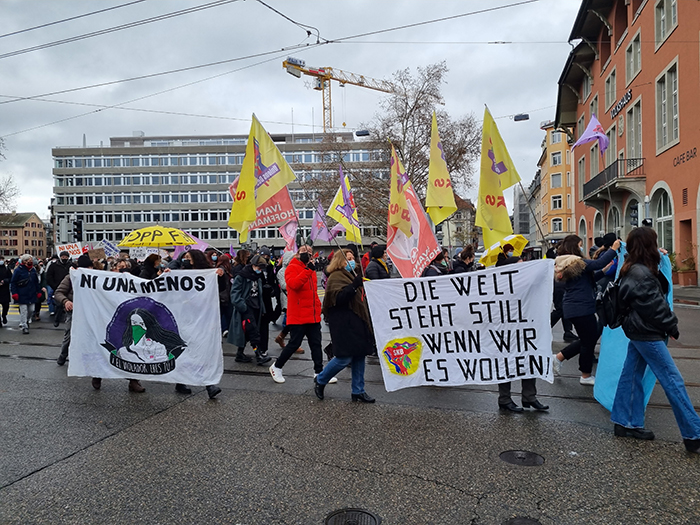 Zürich: Demo gegen Femizide