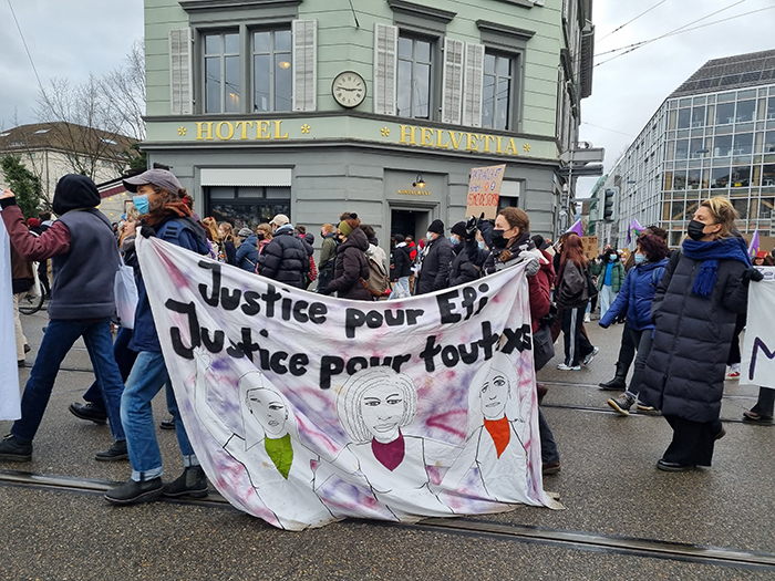 Zürich: Demo gegen Femizide