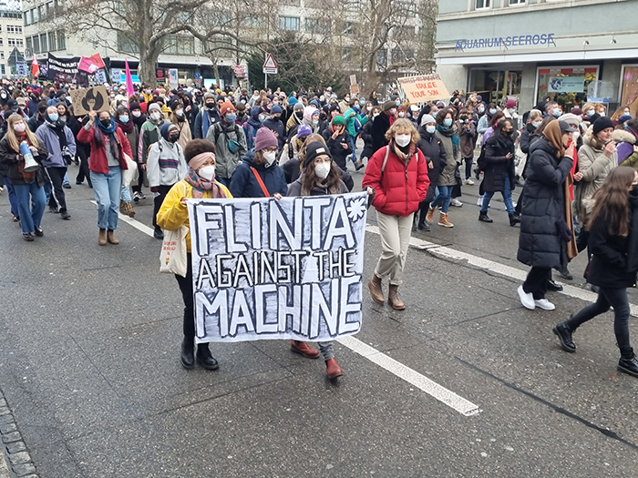 Zürich: Demo gegen Femizide