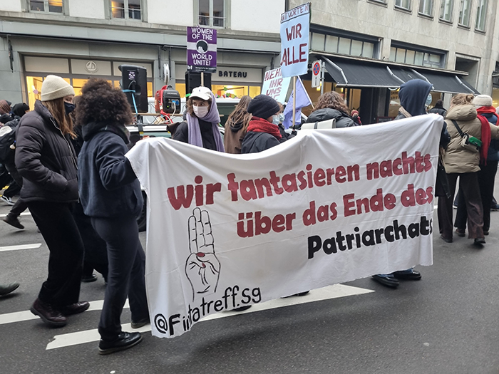 Zürich: Demo gegen Femizide