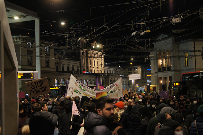 Winterthur: Demo zum internationalen Frauenkampftag 2022