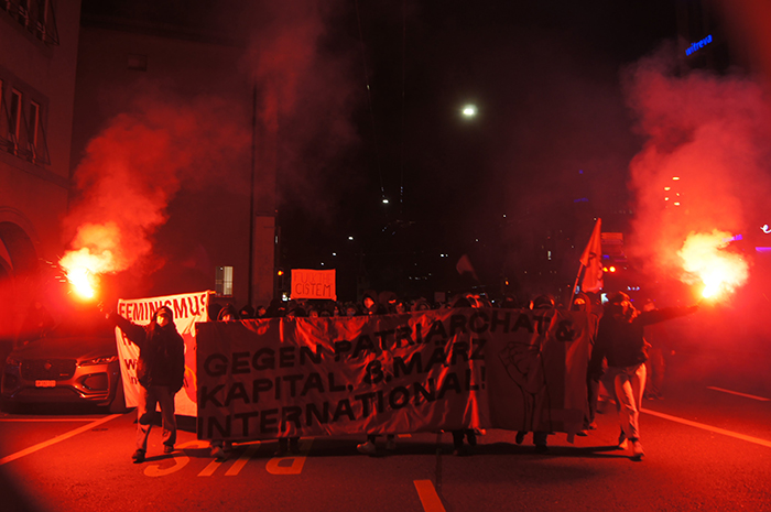 Winterthur: Demo zum internationalen Frauenkampftag 2022