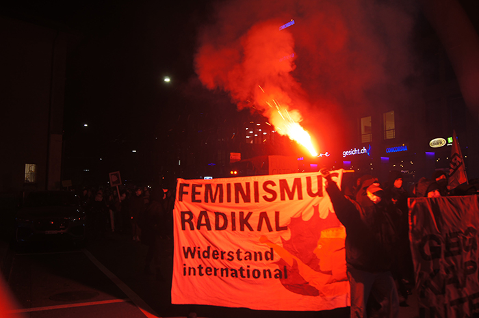 Winterthur: Demo zum internationalen Frauenkampftag 2022