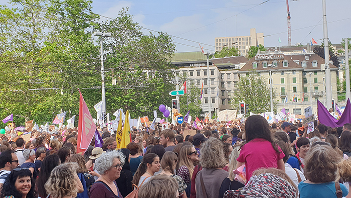 Frauenstreik Demo in Zürich 2019