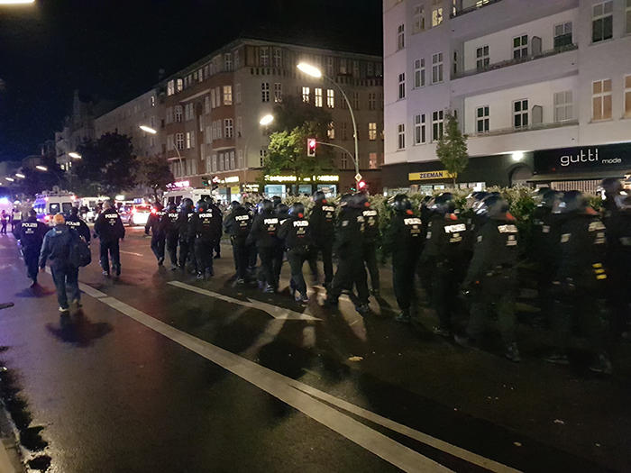 Tag X - Demo nach der Köpi-Räumung in Berlin