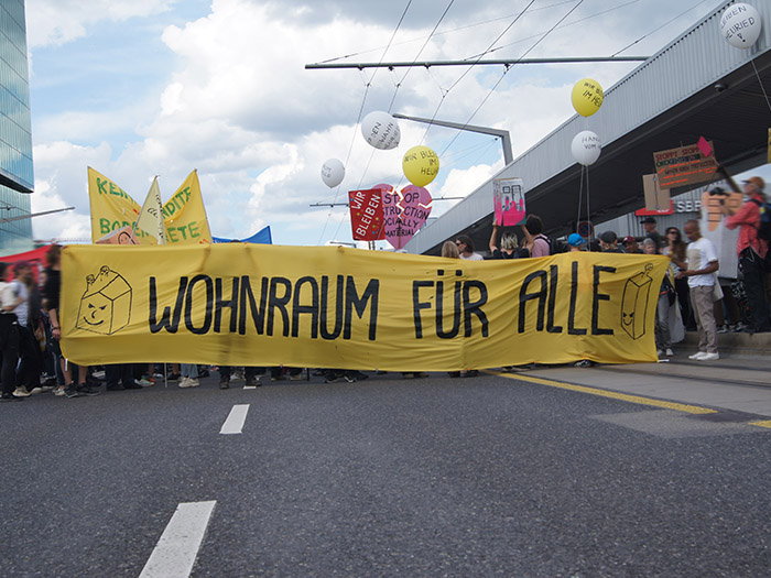 Wohndemo am 25. Mai 2024 in Zürich