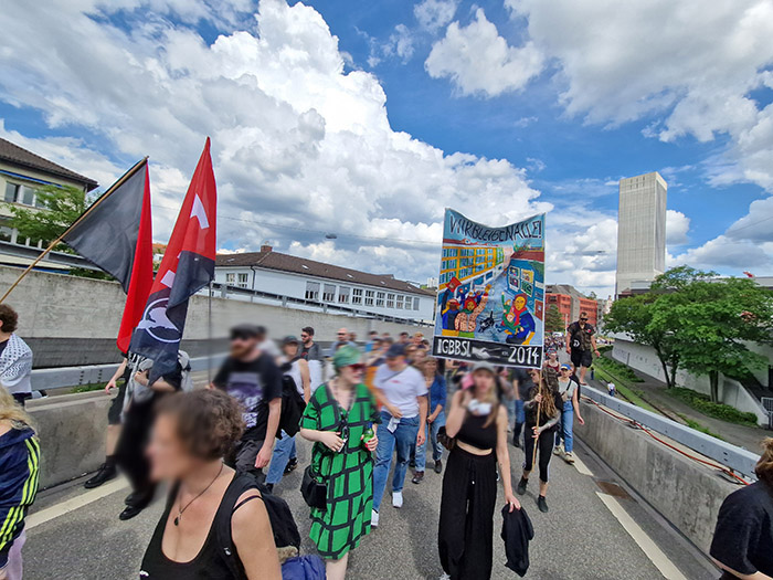 Wohndemo am 25. Mai 2024 in Zürich