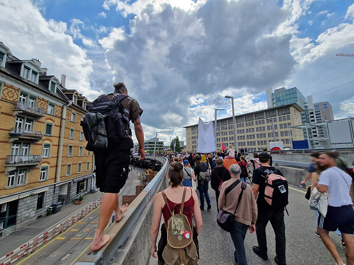 Wohndemo am 25. Mai 2024 in Zürich