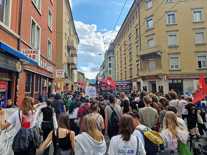 Wohndemo am 25. Mai 2024 in Zürich