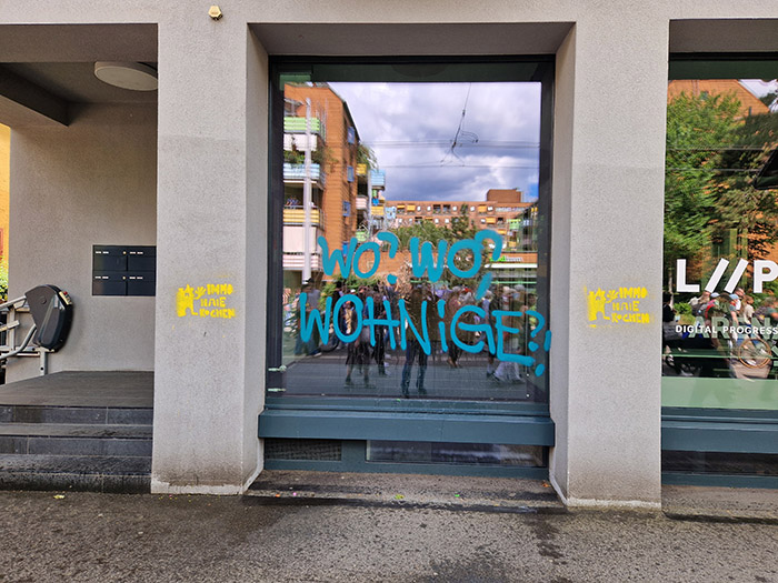 Wohndemo am 25. Mai 2024 in Zürich