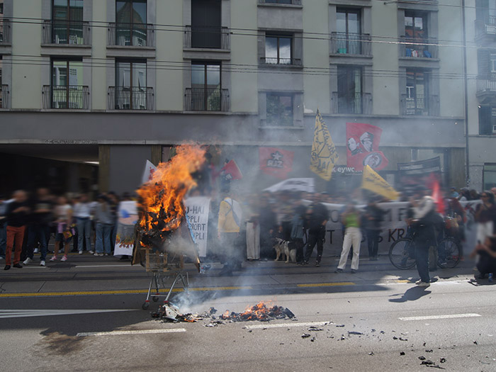 Wohndemo am 25. Mai 2024 in Zürich
