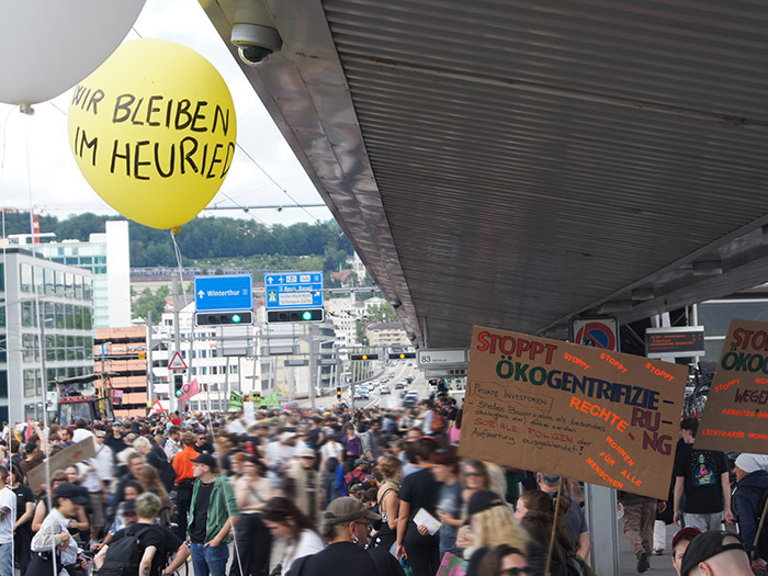 Wohndemo am 25. Mai 2024 in Zürich