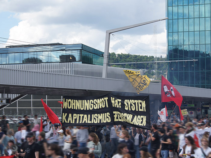 Wohndemo am 25. Mai 2024 in Zürich