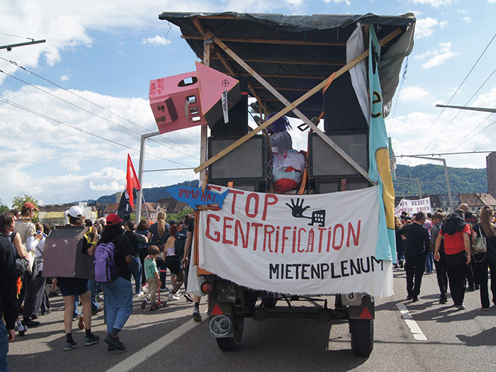 Wohndemo am 25. Mai 2024 in Zürich