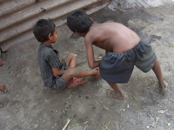 Slums in Kalkutta