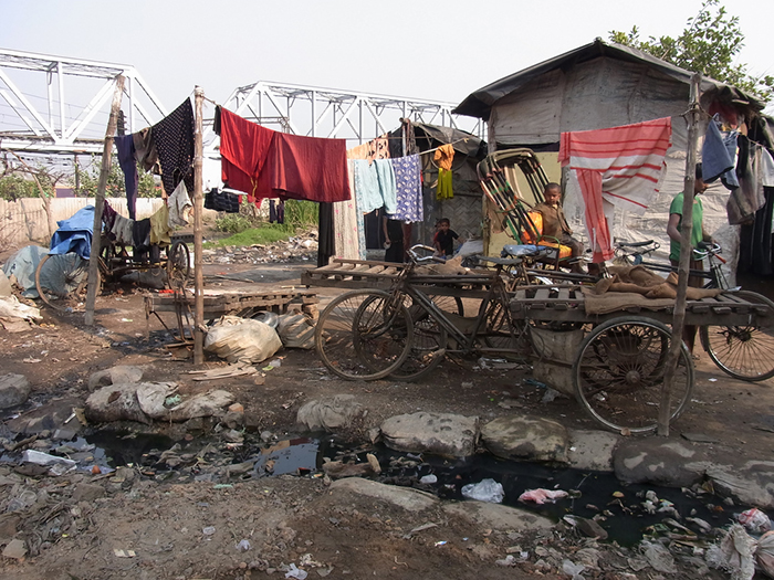 Slums in Kalkutta