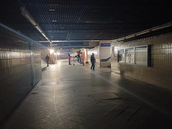 Stromausfall in Berlin nach dem Anschlag der "Vulkangruppe", 5. Januar 2026.