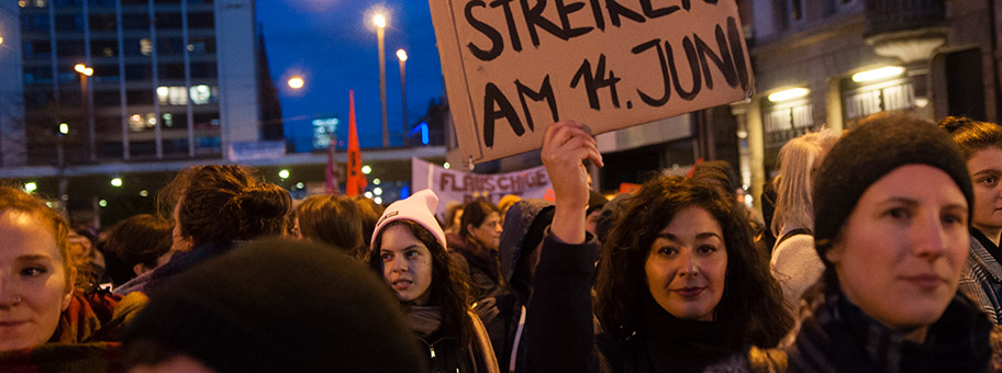 Frauenstreiktag am 14. Juni 2020 in Basel.