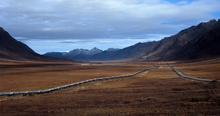 Pipeline in Alaska.