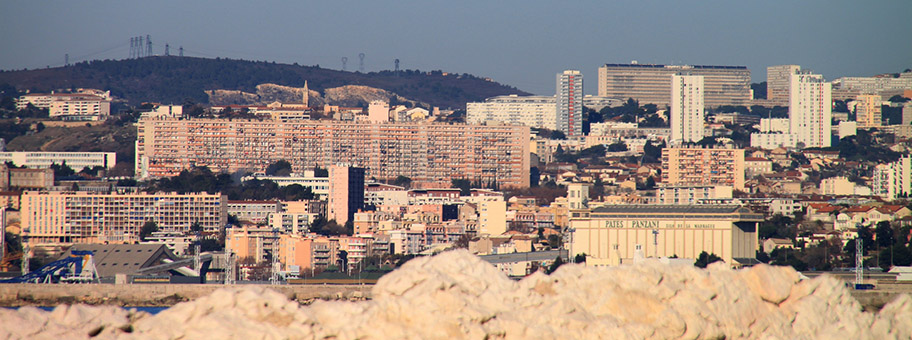 Quartiers nord, Marseille.