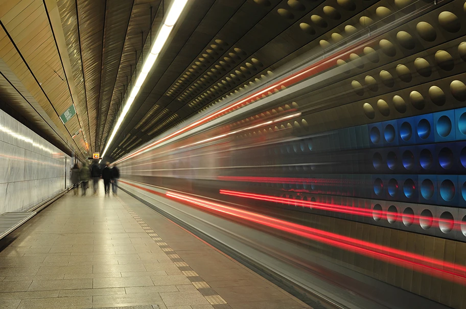 Licht im Tunnel.