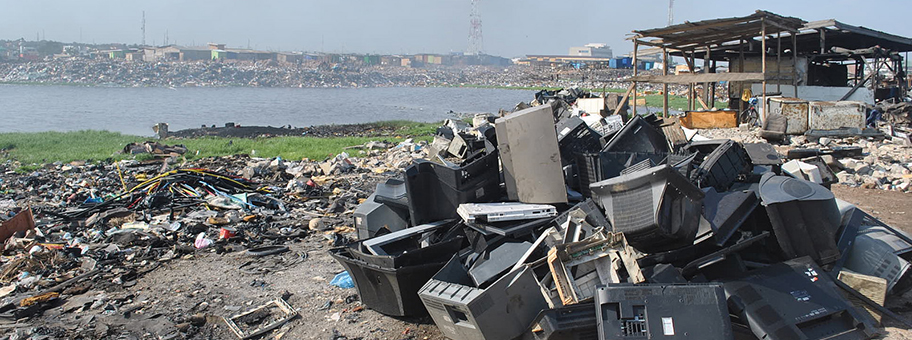 Europas giftigste Müllhalde - Agbogbloshie in Accra, Ghana.