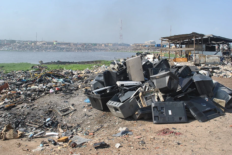 Europas giftigste Müllhalde - Agbogbloshie in Accra, Ghana.