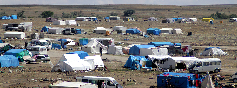 Syrisches Flüchtlingslager in Cappadocia, Türkei.