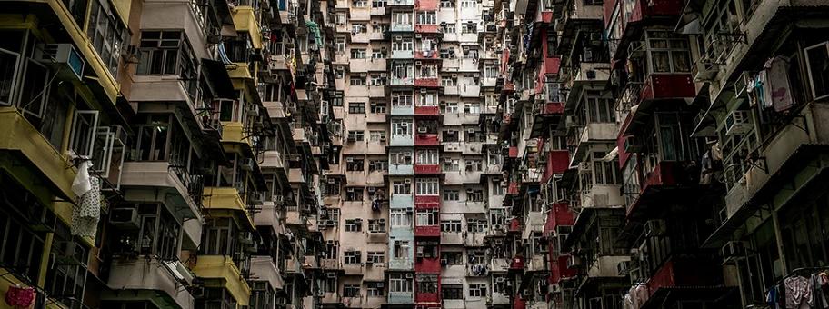 Wohnblock «Yick Cheong» in Hong Kong, China.