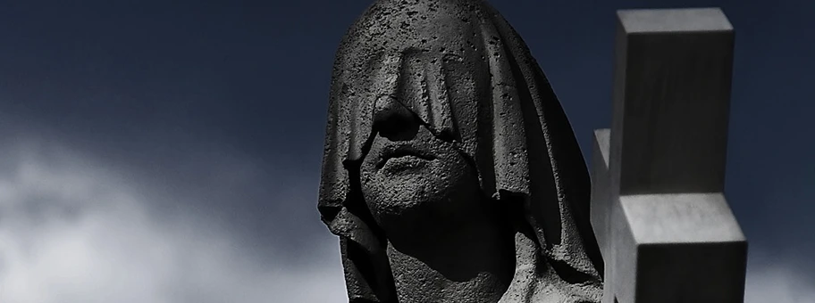 Justitia-Statue in Heidelberg.