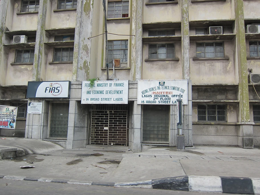 Broad Street, Lagos, Nigeria.