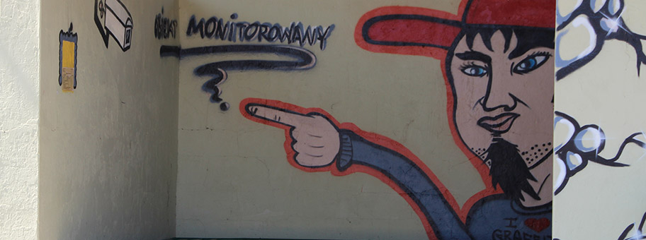 Graffiti in Ściborzyce Wielkie, Polen.