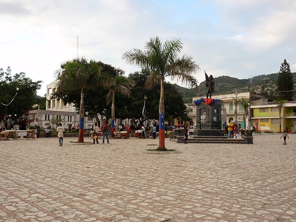 Kathedralenplatz in Cap Haitien.